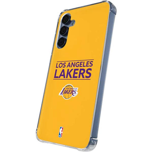 NBA Los Angeles Lakers Standard - Gold Galaxy A55 5G Clear Case