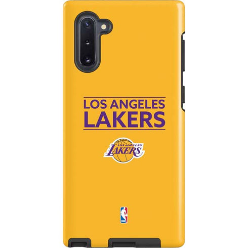 NBA Los Angeles Lakers Standard - Gold Galaxy Cases