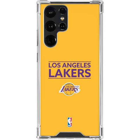 NBA Los Angeles Lakers Standard - Gold Galaxy S23 Ultra Clear Case