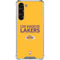 NBA Los Angeles Lakers Standard - Gold Galaxy S24 FE Clear Case