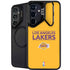 NBA Los Angeles Lakers Standard - Gold Galaxy S25 Kickstand Case