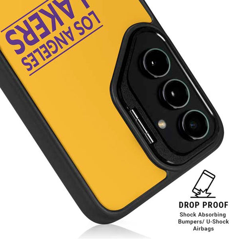 NBA Los Angeles Lakers Standard - Gold Galaxy S24 Kickstand Case
