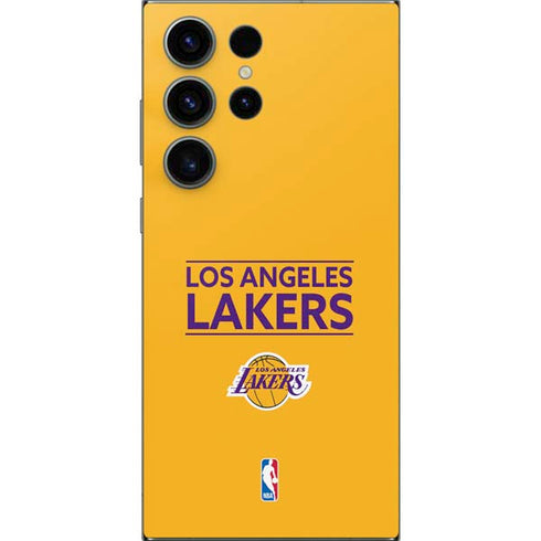 NBA Los Angeles Lakers Standard - Gold Galaxy S25 Ultra Skin
