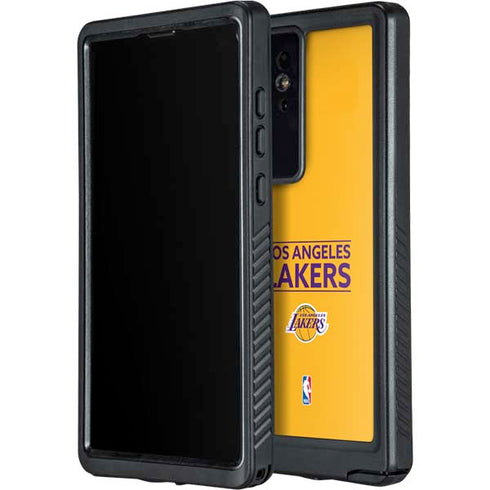NBA Los Angeles Lakers Standard - Gold Galaxy S24 Ultra Waterproof Case