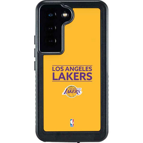 NBA Los Angeles Lakers Standard - Gold Galaxy S24 Waterproof Case