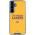 NBA Los Angeles Lakers Standard - Gold Galaxy S25 Clear Case