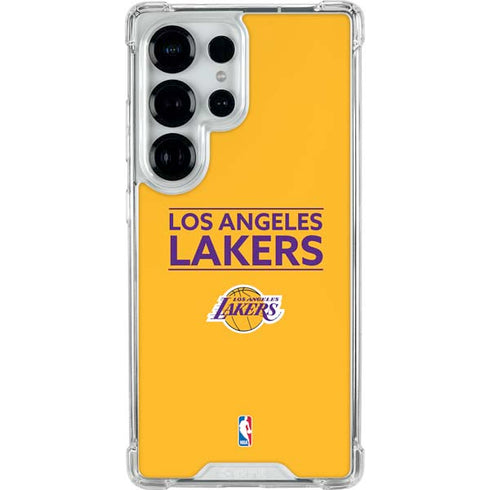 NBA Los Angeles Lakers Standard - Gold Galaxy S25 Ultra Clear Case