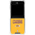 NBA Los Angeles Lakers Standard - Gold Galaxy Z Flip6 Clear Case