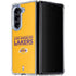 NBA Los Angeles Lakers Standard - Gold Galaxy Z Fold5 5G Clear Case