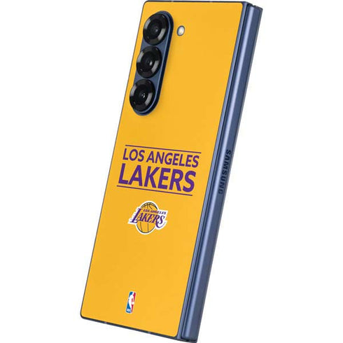 NBA Los Angeles Lakers Standard - Gold Galaxy Z Fold6 Skin