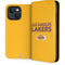 NBA Los Angeles Lakers Standard - Gold iPhone 13 Folio Case