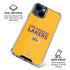 NBA Los Angeles Lakers Standard - Gold iPhone 15 Clear Case