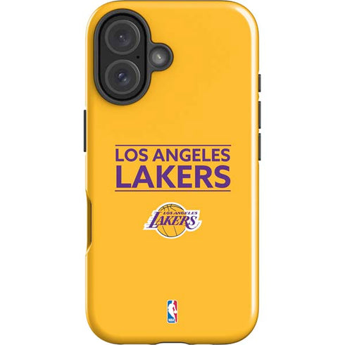 NBA Los Angeles Lakers Standard - Gold iPhone 16 Plus Impact Case