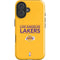 NBA Los Angeles Lakers Standard - Gold iPhone 16 Plus Impact Case