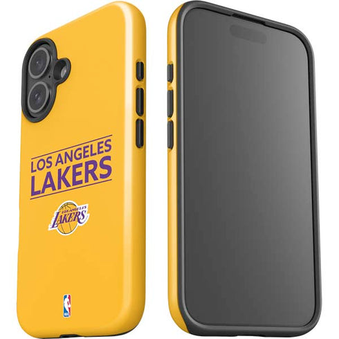 NBA Los Angeles Lakers Standard - Gold iPhone 16 Plus Impact Case