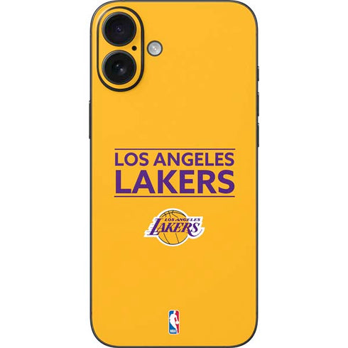 NBA Los Angeles Lakers Standard - Gold iPhone 16 Plus Skin