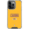 NBA Los Angeles Lakers Standard - Gold iPhone 16 Pro Clear Case