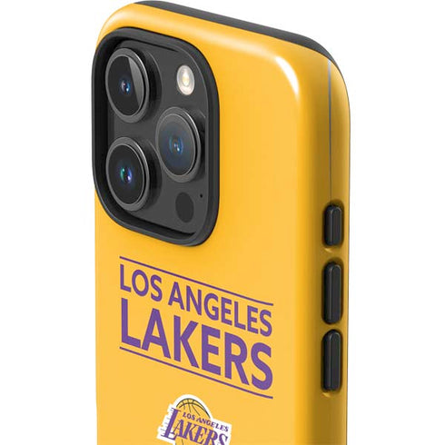NBA Los Angeles Lakers Standard - Gold iPhone 16 Pro Impact Case