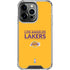 NBA Los Angeles Lakers Standard - Gold iPhone 16 Pro Max Clear Case