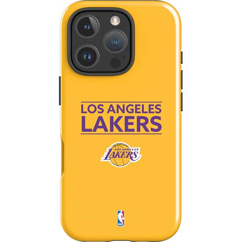 NBA Los Angeles Lakers Standard - Gold iPhone 16 Pro Max Impact Case
