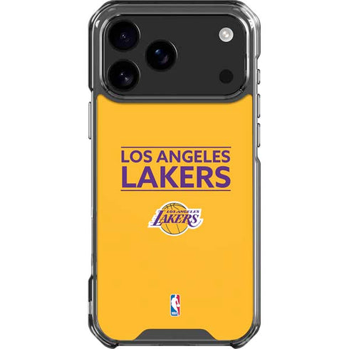 NBA Los Angeles Lakers Standard - Gold iPhone 18 Pro Max Clear Case