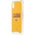 NBA Los Angeles Lakers Standard - Gold iPhone XS Clear Case