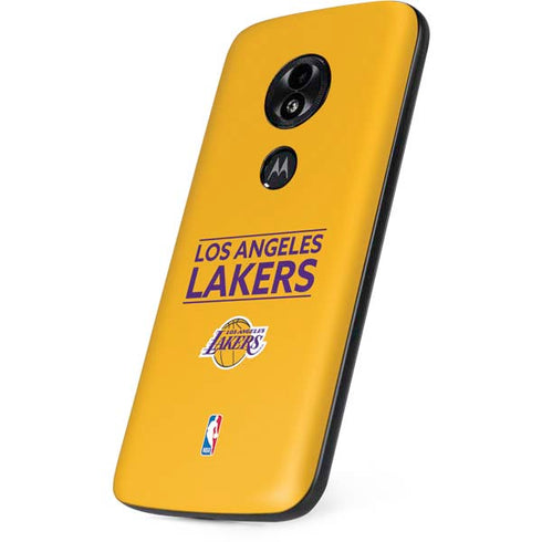 NBA Los Angeles Lakers Standard - Gold Moto E5 Play Skin