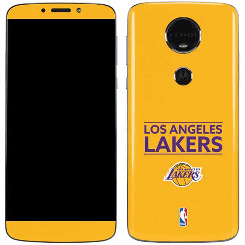 NBA Los Angeles Lakers Standard - Gold Moto E5 Plus Skin