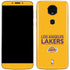 NBA Los Angeles Lakers Standard - Gold Moto E5 Plus Skin