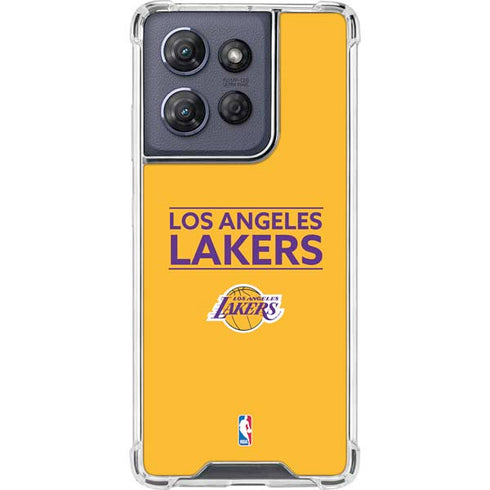 NBA Los Angeles Lakers Standard - Gold Moto G Power 5G (2025) Clear Case