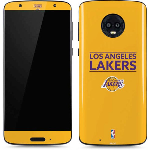 NBA Los Angeles Lakers Standard - Gold Moto G6 Skin