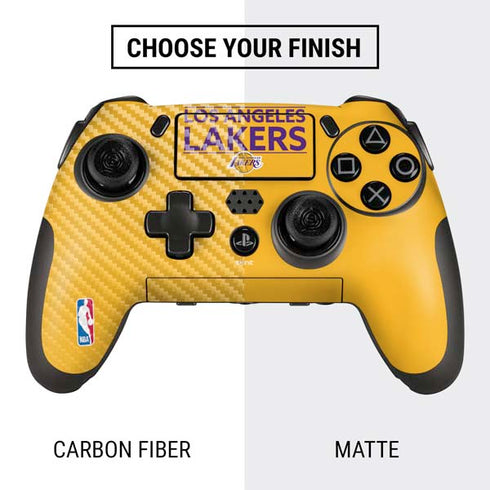 NBA Los Angeles Lakers Standard - Gold PlayStation Scuf Vantage 2 Controller Skin