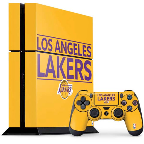 NBA Los Angeles Lakers Standard - Gold PlayStation PS4 Skins