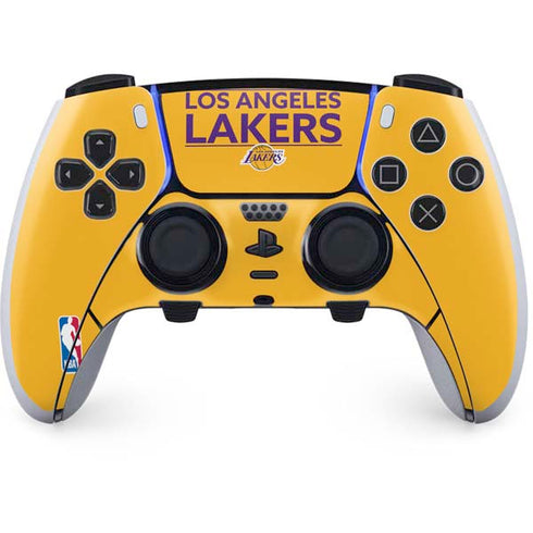 NBA Los Angeles Lakers Standard - Gold PS5 DualSense Edge Pro Controller Skin