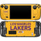 NBA Los Angeles Lakers Standard - Gold Steam Deck Handheld Gaming Computer OLED Skin