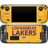 NBA Los Angeles Lakers Standard - Gold Steam Deck Handheld Gaming Computer OLED Skin