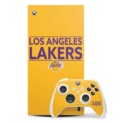 NBA Los Angeles Lakers Standard - Gold Xbox Series X Skins