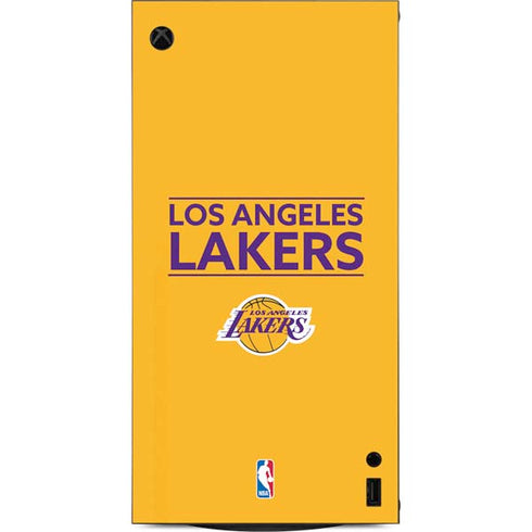 NBA Los Angeles Lakers Standard - Gold XBox Series X Digital Edition Console Skin