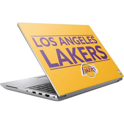 NBA Los Angeles Lakers Standard - Gold HP ZBook Fury 16 G10 Skin