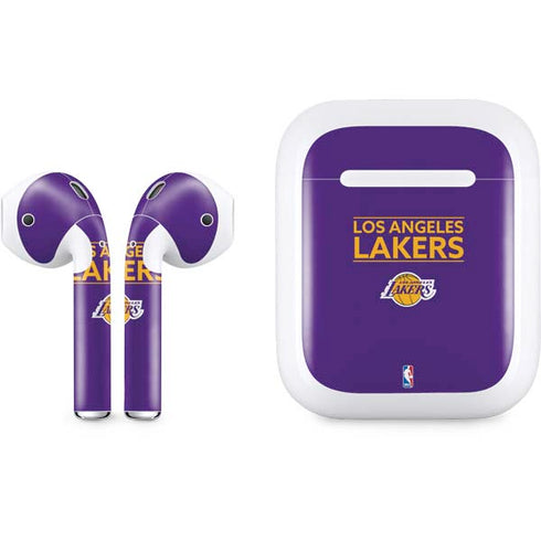 NBA Los Angeles Lakers Standard - Purple Apple AirPods Skin
