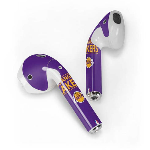 NBA Los Angeles Lakers Standard - Purple Apple AirPods Skin