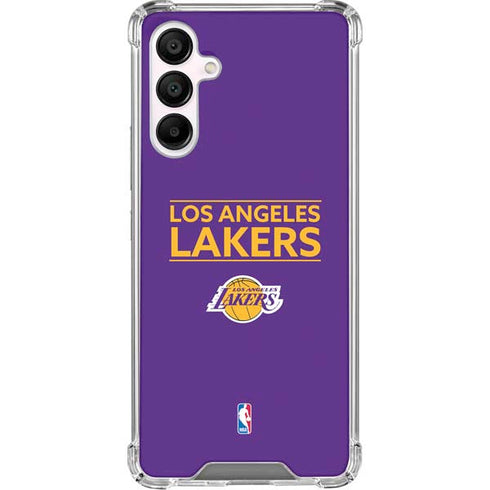NBA Los Angeles Lakers Standard - Purple Galaxy A16 5G Clear Case