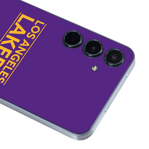 NBA Los Angeles Lakers Standard - Purple Galaxy A35 5G Skin