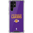 NBA Los Angeles Lakers Standard - Purple Galaxy S22 Ultra Clear Case