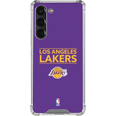 NBA Los Angeles Lakers Standard - Purple Galaxy S24 FE Clear Case