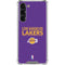 NBA Los Angeles Lakers Standard - Purple Galaxy S24 FE Clear Case