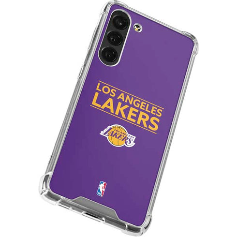NBA Los Angeles Lakers Standard - Purple Galaxy S24 FE Clear Case