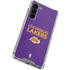 NBA Los Angeles Lakers Standard - Purple Galaxy S24 FE Clear Case