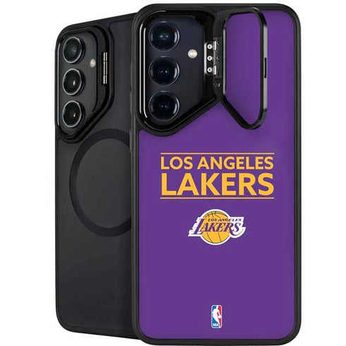 NBA Los Angeles Lakers Standard - Purple Galaxy S24 FE Kickstand Case