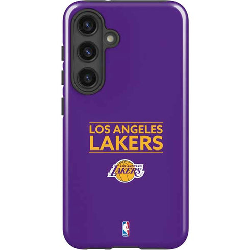 NBA Los Angeles Lakers Standard - Purple Galaxy S25 Impact Case